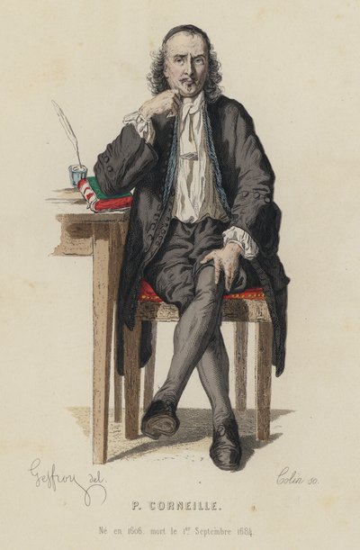 Ritratto di Pierre Corneille, drammaturgo francese da French School