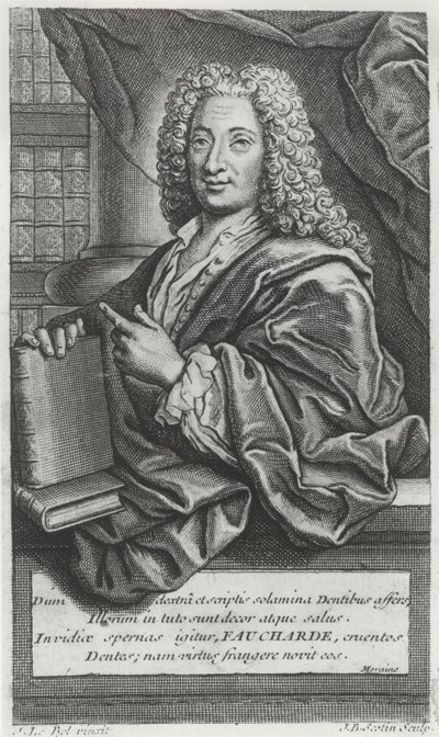 Ritratto di Pierre Fauchard (1678-1763) da French School