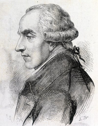 Ritratto di Pierre Simon de Laplace (1747 - 1827), astronomo, matematico e fisico francese - in "Album della Scienza; illustri scienziati; Grandi scoperte" 1896 da French School