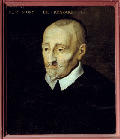 Ritratto di Pierre de Ronsard (1524-1585), poeta francese da French School