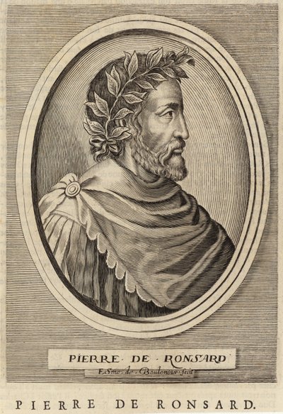 Ritratto di Pierre de Ronsard da French School