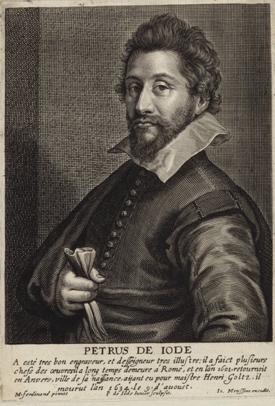 Ritratto di Pieter de Jode I da French School