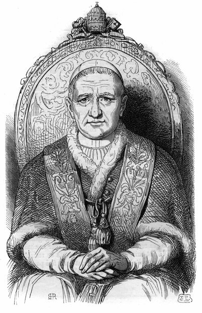 Ritratto di Papa Gregorio XVI (Bartolomeo Alberto Cappellari) da French School