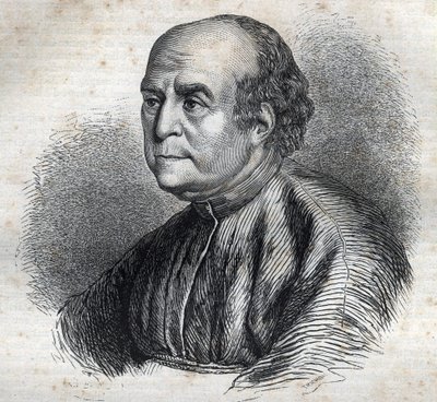 Ritratto di Papa Niccolò V. Incisione in "Storia dei Papi" da French School