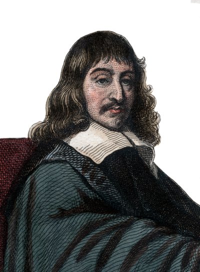 Ritratto di René Descartes (1596-1650) da French School