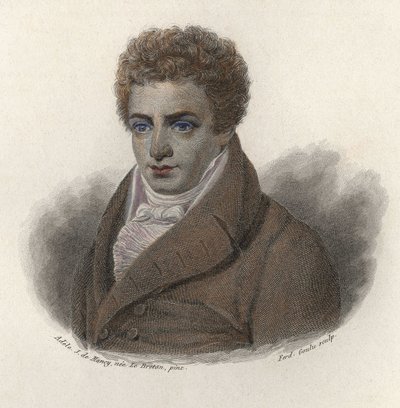 Ritratto di Robert Fulton, ingegnere americano. In "Portraits of Useful Men" da French School