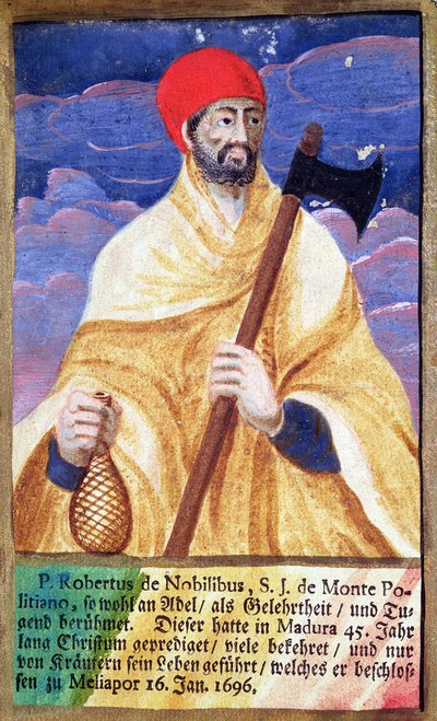 Ritratto di Roberto de Nobili (1577-1656) da French School