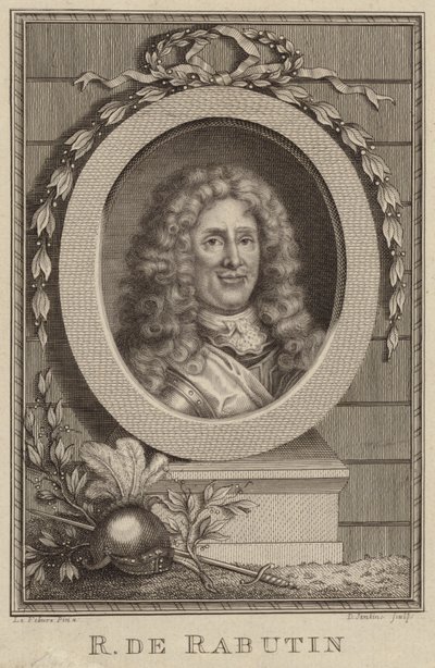 Ritratto di Roger de Rabutin, Comte de Bussy da French School
