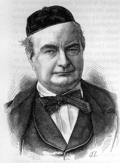 Ritratto di Sainte Beuve (1804 - 1869), scrittore francese - in "L