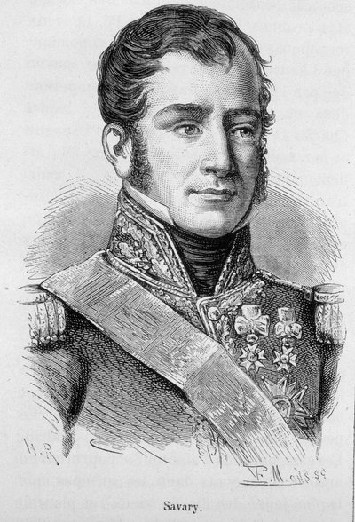 Ritratto di Savary, Duca di Rovigo (1808), generale e politico francese (1774 - 1833) - in "L