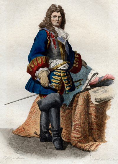 Ritratto di Sébastien le Prestre, Marchese di Vauban (1633-1707), Maresciallo di Francia da French School