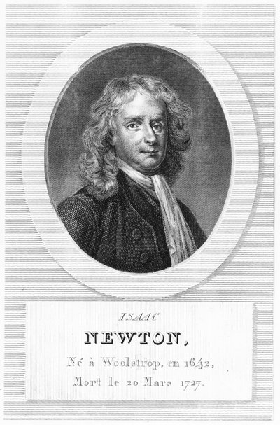 Ritratto di Sir Isaac Newton (1642-1727) da French School