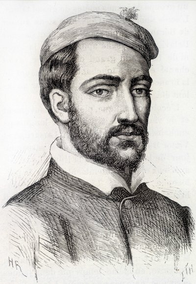 Ritratto di Théodore Géricault, pittore francese (1791-1824) - in "L