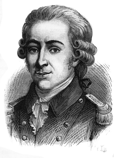 Ritratto di Thomas de Mahy, Marchese de Favras (1744-1790). Incisione della fine del XIX secolo. da French School