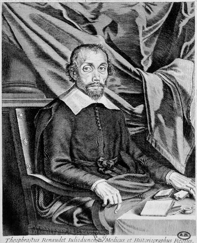 Ritratto di Théophraste Renaudot da French School