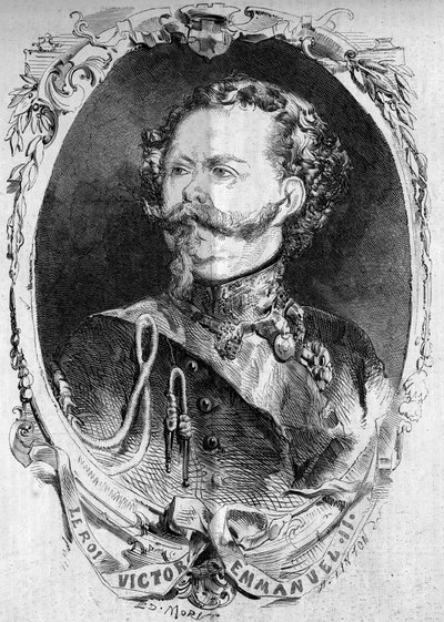 Ritratto di Vittorio Emanuele II (1820-1878), Re di Sardegna e futuro Re d