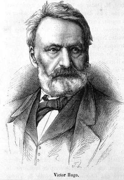 Ritratto di Victor Hugo (1802 - 1885) - in "L