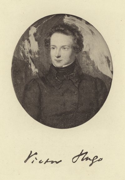 Ritratto di Victor Hugo da French School