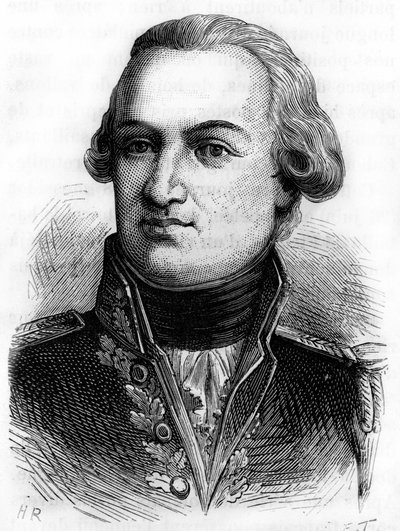 Ritratto di Villaret-Joyeuse (Conte di Villaret de Joyeuse), Ammiraglio francese (1750 - 1812) - in "L