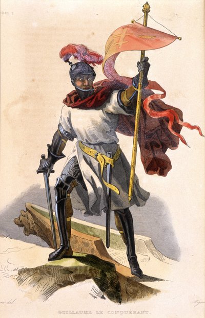 Ritratto di Guglielmo il Conquistatore - in "Il Plutarco francese", ed. Mennechet da French School