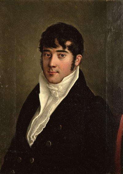 Ritratto di un Gentiluomo Seduto, c.1825 da French School