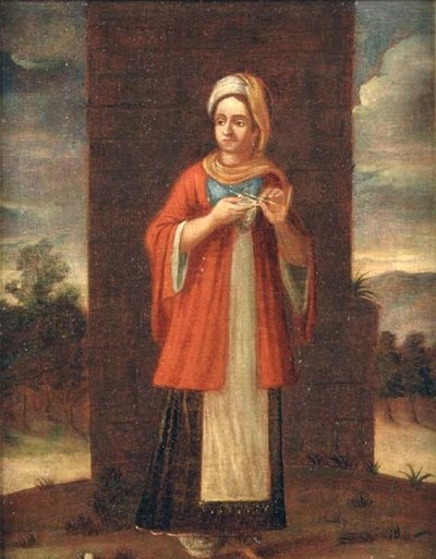 Ritratto di una donna turca da French School