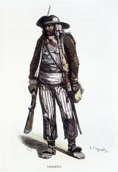Ritratto di un controrivoluzionario vandeano da French School