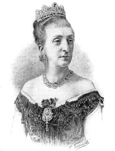 Ritratto della Contessa di Parigi, Marie-Isabelle (Marie-Isabelle) d