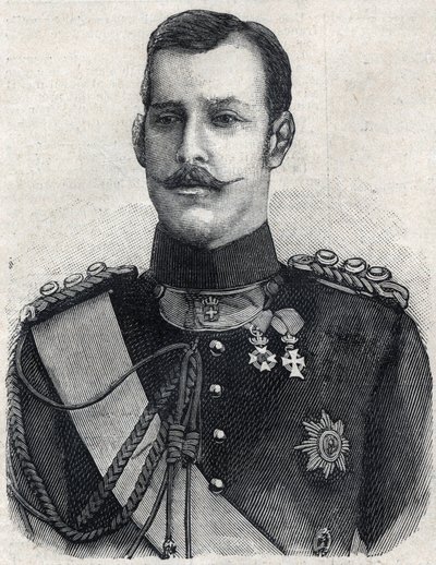 Ritratto del Principe Ereditario di Grecia (diventato Giorgio I di Grecia) da French School