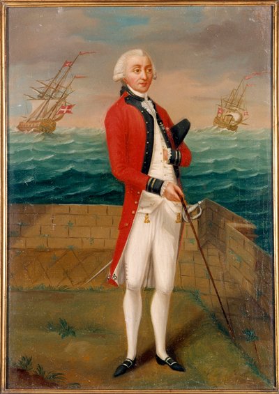 Ritratto del Cavaliere di Favray, ufficiale delle galere di Malta da French School