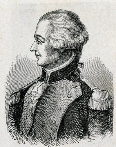 Ritratto del Marchese de Jouffroy (1751 - 1832) - in "Album of Science; illustrious scholars; Grandes discoveries" 1896 da French School