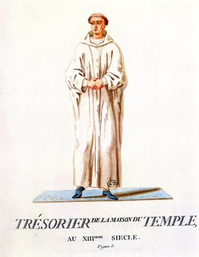 Ritratto del tesoriere della Casa del Tempio, 1786 da French School