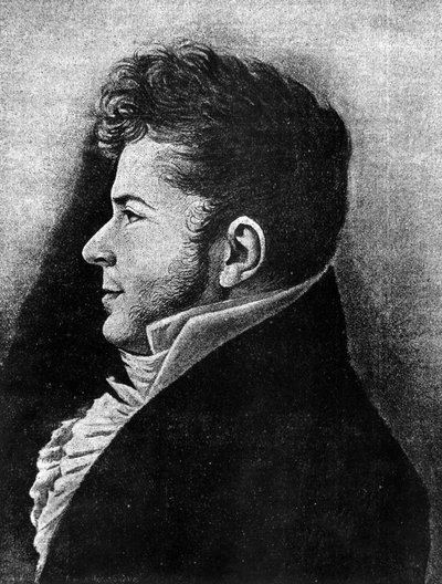 Ritratto del giovane Stendhal da French School