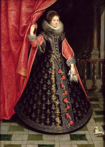 Ritratto presunto di Enrichetta Maria di Francia da French School