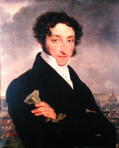 Ritratto presunto di Charles Nodier da French School