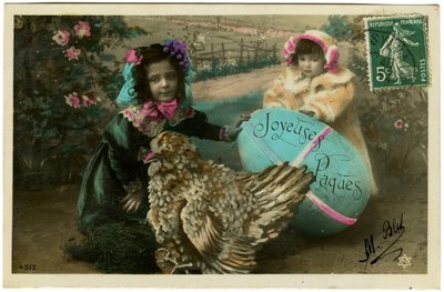 Cartolina: Buona Pasqua da French School