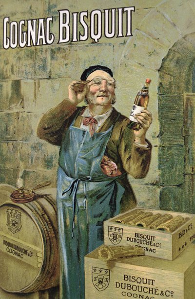 Poster pubblicitario per il cognac Bisquit da French School