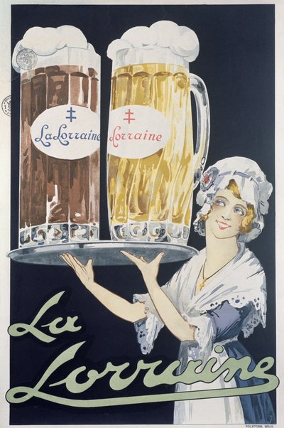 Poster pubblicitario per la birra La Lorraine da French School