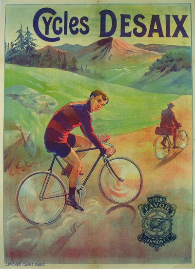 Poster pubblicitario per cicli Desaix da French School