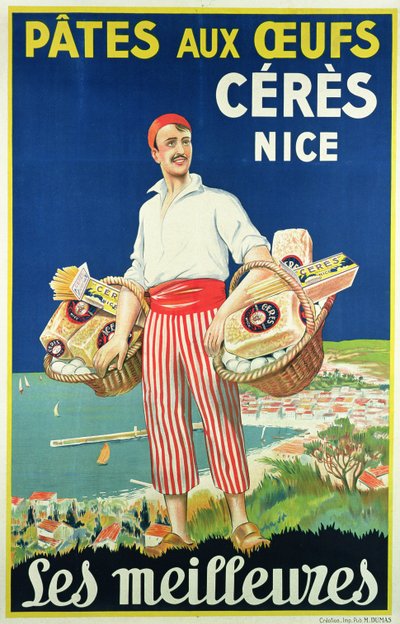 Poster pubblicitario della pasta Ceres da French School