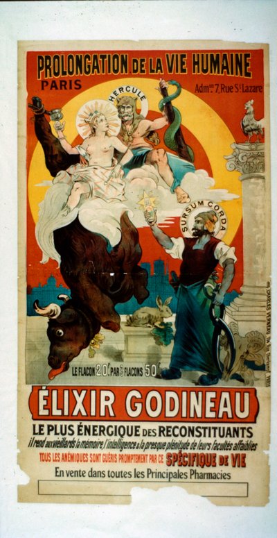 Poster per Elixir Godineau, c.1900 da French School