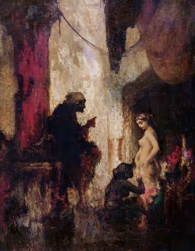 Preparativi per il Sabbath delle streghe, prima metà del XIX secolo da French School