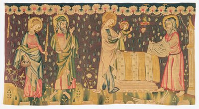 Presentazione del Bambino Gesù al Tempio, c.1380 da French School