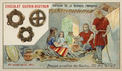 Monete primitive dei Galli da French School