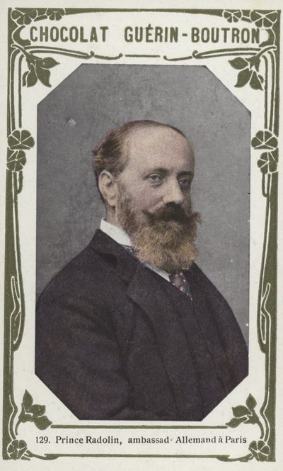 Principe Radolin, ambasciatore tedesco a Parigi da French School