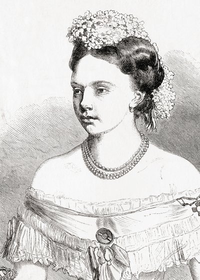 Principessa Federica Guglielmina Luisa Elisabetta Alessandrina di Prussia, da L
