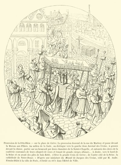 Processione del Corpus Domini da French School