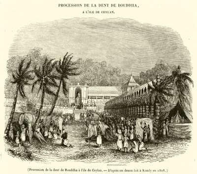 Processione del dente di Buddha nell