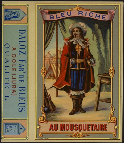 Etichetta del prodotto per Bleu Riche au Mousquetaire da French School