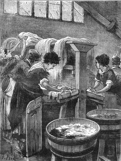 Lavatoio pubblico, laboratorio di lavaggio, uso dell